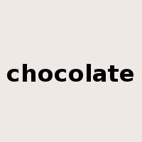 chocolate是什么意思
