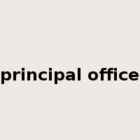 principal office是什么意思