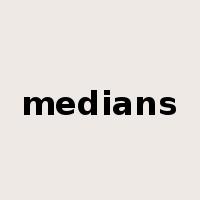 medians是什么意思