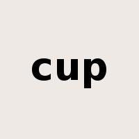 cup是什么意思