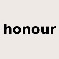 honour是什么意思