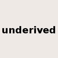 underived