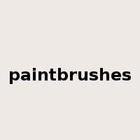 paintbrushes是什么意思