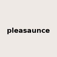 pleasaunce是什么意思