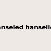 hanseled hanselled是什么意思