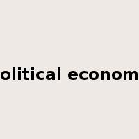 political economy是什么意思