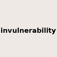 invulnerability是什么意思