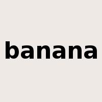 banana是什么意思