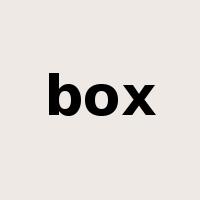 box是什么意思