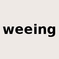 weeing是什么意思