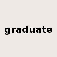 graduate是什么意思