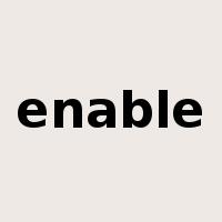 enable是什么意思