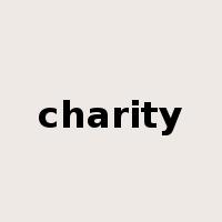 charity是什么意思