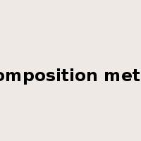 composition metal是什么意思