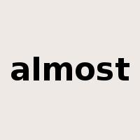 almost是什么意思