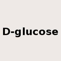 D-glucose是什么意思