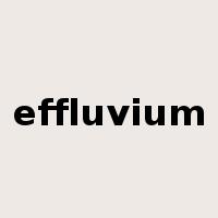 effluvium是什么意思