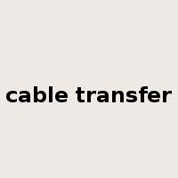 cable transfer是什么意思