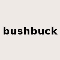 bushbuck是什么意思