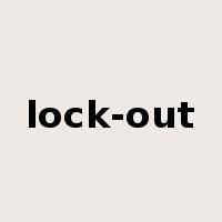 lock-out是什么意思