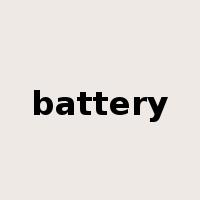 battery是什么意思