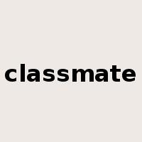 classmate是什么意思