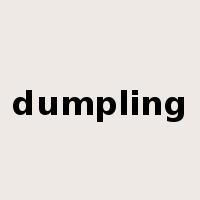 dumpling是什么意思