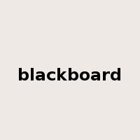 blackboard是什么意思