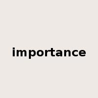 importance是什么意思