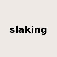 slaking是什么意思