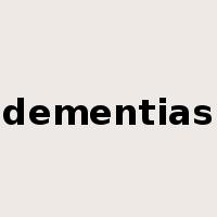 dementias是什么意思