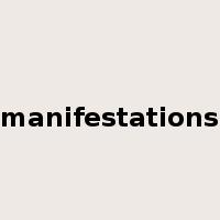 manifestations是什么意思