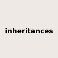 inheritances是什么意思