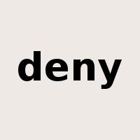 deny是什么意思