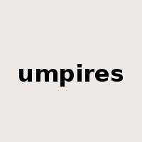 umpires是什么意思
