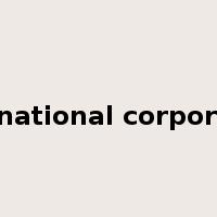 international corporation是什么意思