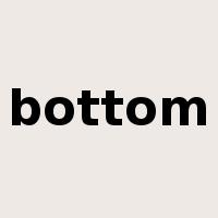 bottom是什么意思