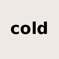 cold是什么意思