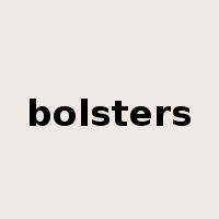 bolsters是什么意思