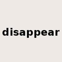 disappear是什么意思