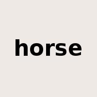 horse是什么意思