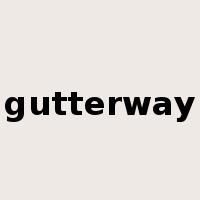 gutterway是什么意思