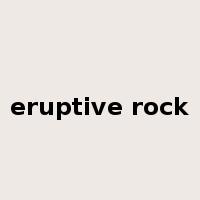 eruptive rock是什么意思