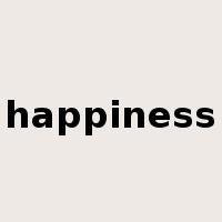 happiness是什么意思