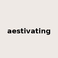 aestivating是什么意思