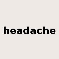 headache是什么意思