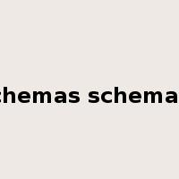 schemas schemata是什么意思