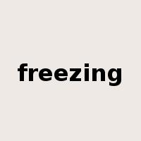 freezing是什么意思