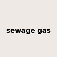 sewage gas是什么意思