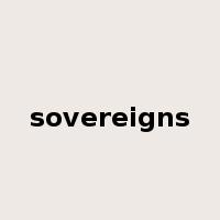 sovereigns是什么意思